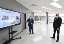 Prezident İlham Əliyev Bakıda 4 saylı DOST mərkəzinin açılışında iştirak edib Prezident İlham Əliyev Bakıda 4 saylı DOST mərkəzinin açılışında iştirak edib