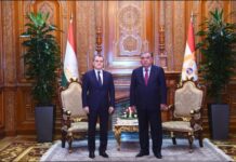 Ceyhun Bayramov Tacikistanın Prezidenti ilə görüşüb Azərbaycan Respublikasının xarici işlər naziri Ceyhun Bayramov və Tacikistan Respublikasının Prezidenti cənab Emomali Rahmon