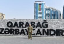 Prezident İlham Əliyev Bakıda Hərbi Qənimətlər Parkının açılışında iştirak edib