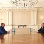 Azərbaycan Respublikasının Prezidenti İlham Əliyev və “Boeing Commercial Airplanes” Şirkətinin prezidenti və baş icraçı direktoru Stenli Dil
