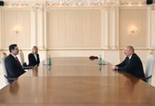 Prezident İlham Əliyev Türkiyənin Azərbaycandakı səfirini qəbul edib Prezident İlham Əliyev Türkiyənin Azərbaycandakı səfirini qəbul edib