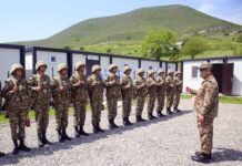 Azad olunmuş ərazilərdə indiyədək 20 modul və konteyner tipli hərbi hissə istifadəyə verilib Müdafiə naziri general-polkovnik Zakir Həsənov