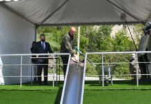 Şuşada 1 saylı ümumtəhsil məktəbinin təməli qoyulub Şuşada 1 saylı ümumtəhsil məktəbinin təməli qoyulub