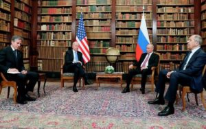 Rusiya lideri Vladimir Putin və ABŞ prezidenti Co Bayden
