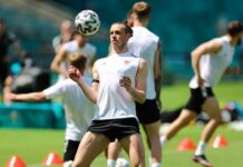 Uels millisi Bakıda ilk oyun öncəsi son məşqinə çıxdı Uels millisi