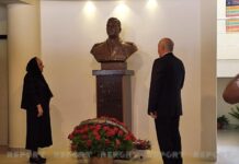 Polad Həşimovun büstünün və xatirə muzeyinin açılışı olub Sumqayıt şəhərində Azərbaycanın Milli Qəhrəmanı, şəhid general-mayor Polad Həşimovun büstü