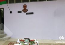 Vətən müharibəsi şəhidi Hikmət Məmmədovun barelyefi açılıb Vətən müharibəsi şəhidi Hikmət Məmmədovun barelyefi açılıb