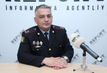 Daxili İşlər Nazirliyi Mətbuat xidmətinin şöbə rəisi, polis mayoru Elşad Hacıyev