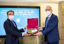 Dövlət Agentliyinin sədri GIZ-nin nümayəndə heyəti ilə görüşüb Dövlət Agentliyinin sədri GIZ-nin nümayəndə heyəti ilə görüşüb