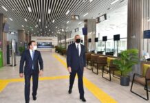 Prezident İlham Əliyev 6 saylı Bakı “ASAN xidmət” mərkəzinin açılışında iştirak edib Prezident İlham Əliyev 6 saylı Bakı “ASAN xidmət” mərkəzinin açılışında iştirak edib