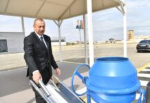 Sumqayıt şəhərində güzəştli mənzil layihəsi çərçivəsində növbəti yaşayış kompleksinin təməli qoyulub Sumqayıt şəhərində güzəştli mənzil layihəsi çərçivəsində növbəti yaşayış kompleksinin təməli qoyulub