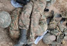 Suqovuşanda daha iki erməni hərbçisinin meyitinin qalıqları tapılıb erməni hərbçisinin meyiti