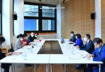 Milli Məclisin sədri Yaponiya Parlamentinin Müşavirlər Palatasının sədri ilə görüşüb Milli Məclisin sədri Sahibə Qafarova və Yaponiya Parlamentinin Müşavirlər Palatasının sədri Akiko Santo