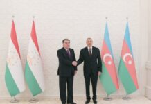 Emoməli Rəhmon Prezident İlham Əliyevə zəng edib Azərbaycan Respublikasının Prezidenti İlham Əliyev və Tacikistan Respublikasının Prezidenti Emoməli Rəhmon