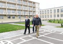 Bərdə Peşə Liseyinin açılışı olub Azərbaycan Respublikasının Prezidenti İlham Əliyev