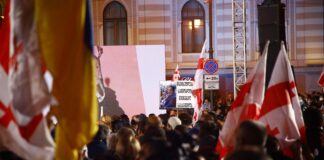 Tbilisidə Saakaşviliyə azadlıq tələbi ilə keçirilən mitinq başa çatıb