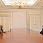 Prezident İlham Əliyev İsrailin sabiq xarici işlər nazirini qəbul edib