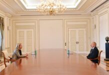 Prezident İlham Əliyev İsrailin sabiq xarici işlər nazirini qəbul edib Prezident İlham Əliyev İsrailin sabiq xarici işlər nazirini qəbul edib