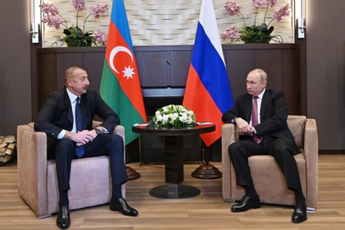 Azərbaycan Prezidenti İlham Əliyev və Rusiya Prezidenti Vladimir Putin