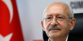 Türkiyənin Cümhuriyyət Xalq Partiyasının sədri Kamal Kılıcdaroğlu