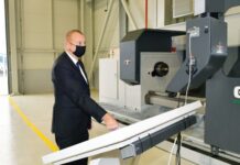 Prezident İlham Əliyev yeni Biləcəri lokomotiv deposunun açılışında iştirak edib Prezident İlham Əliyev yeni Biləcəri lokomotiv deposunun açılışında