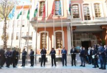 İstanbulda Türkdilli Dövlətlərin Əməkdaşlıq Şurasının katibliyinin yeni binasının açılış mərasimi olub İstanbulda Türkdilli Dövlətlərin Əməkdaşlıq Şurasının katibliyinin yeni binasının açılış mərasimi olub