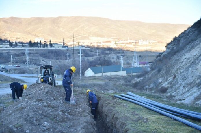 Talış kəndinə su xəttinin çəkilişi yekunlaşıb, Suqovuşanda isə işlər başa çatmaq üzrədir