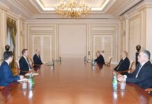 Prezident İlham Əliyev Dünya İqtisadi Forumunun Prezidentinin başçılıq etdiyi nümayəndə heyətini qəbul edib zərbaycan Respublikasının Prezidenti İlham Əliyev və Dünya İqtisadi Forumunun Prezidenti Borge Brende