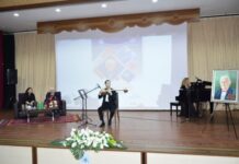 NDU-da Xalq artisti Tofiq Bakıxanovun 90 illik yubileyinə həsr olunmuş konsert proqramı təşkil edilib Xalq artisti Tofiq Bakıxanovun 90 illik yubileyinə həsr olunmuş konsert proqram
