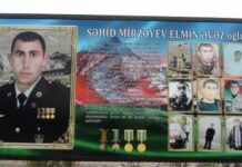 Vətən müharibəsi şəhidi Elmin Mirzəyevin xatirəsi anılıb şəhid Elmin Mirzəyev