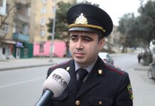 DİN-in Mətbuat Xidmətinin polis leytenantı Nurlan Əliyev