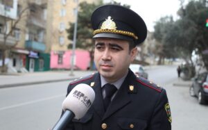 DİN-in Mətbuat Xidmətinin polis leytenantı Nurlan Əliyev