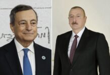 Mario Draqi Azərbaycan Respublikasının Prezidenti İlham Əliyevə zəng edib İtaliya Respublikasının Nazirlər Şurasının Sədri Mario Draqi və Azərbaycan Respublikasının Prezidenti İlham Əliyev
