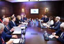 Sahibə Qafarova Rusiya Federal Məclisi Federasiya Şurasının sədri ilə görüşüb Sahibə Qafarova Rusiya Federal Məclisi Federasiya Şurasının sədri ilə görüşüb