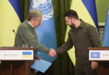 Volodimir Zelenski ilə Antonio Quterreş Mariupol böhranını müzakirə ediblər Ukrayna Prezidenti Volodimir Zelenski Kiyevdə səfərdə olan Birləşmiş Millətlər Təşkilatının Baş katibi Antonio Quterreş ilə görüşüb