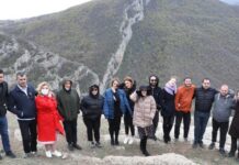 Gürcüstan nümayəndə heyəti Şuşanın görməli yerləri ilə tanış olub Cıdır düzü