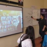 Millət vəkilinin ev kitabxanasından hazırlanan video görüntülər dərnək üzvlərinə nümayiş etdirildi