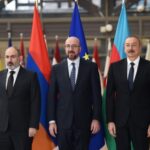 Brüsseldə Prezident İlham Əliyevin Avropa İttifaqı Şurasının Prezidenti və Ermənistanın baş naziri ilə işçi nahar formasında görüşü başlayıb