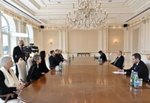 Prezident İlham Əliyev Estoniya parlamenti sədrinin başçılıq etdiyi nümayəndə heyətini qəbul edib