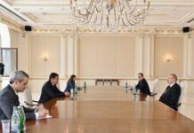 Prezident İlham Əliyev Fransa Xarici İşlər Nazirliyinin Şərq Tərəfdaşlığı üzrə səfirini qəbul edib Azərbaycan Respublikasının Prezidenti İlham Əliyev mayın 2-də Fransa Respublikasının Xarici İşlər Nazirliyinin Şərq Tərəfdaşlığı üzrə səfiri Bris Rokföyü qəbul edib