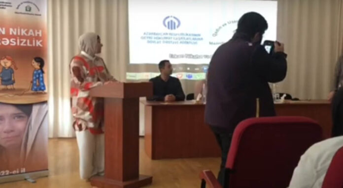 "Erkən Nikah və Çarəsizlik" mövzusunda növbəti -VI təlim keçirilib