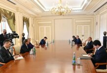 Prezident İlham Əliyev ABŞ Dövlət katibinin köməkçisi Karen Donfridi qəbul edib Prezident İlham Əliyev ABŞ Dövlət katibinin köməkçisi Karen Donfridi qəbul edib