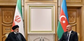 Azərbaycan Prezidenti İlham Əliyev və İran Prezidenti Seyid İbrahim Rəisi