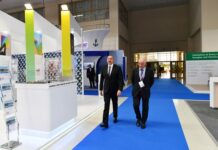 Prezident İlham Əliyev Bakı Enerji Həftəsi çərçivəsində 27-ci Beynəlxalq Xəzər Neft və Qaz Sərgisinin rəsmi açılış mərasimində iştirak edib Prezident İlham Əliyev Bakı Enerji Həftəsi çərçivəsində 27-ci Beynəlxalq Xəzər Neft və Qaz Sərgisinin rəsmi açılış mərasimində iştirak edib