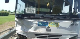 sərnişin avtobusu qəza