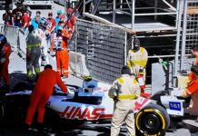 Şumaxerin oğlu Formula 1 Azəbaycan Qran-Prisində qəza törətdi Formula 1 Azəbaycan Qran-Prisində qəza