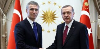 Türkiyə prezidenti Rəcəb Tayyib Ərdoğan və NATO-nun baş katibi Yens Stoltenberq