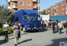 Qarabağa Böyük Qayıdış: Ağalı kəndinin ilk sakinləri yola salınıb Qarabağa Böyük Qayıdış