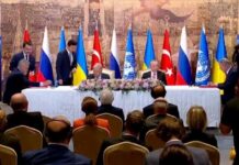 Türkiyə, Rusiya, BMT və Ukrayna arasında taxıl dəhlizinə dair saziş imzalandı Türkiyə, Rusiya, BMT və Ukrayna arasında taxıl dəhlizinə dair saziş imzalandı