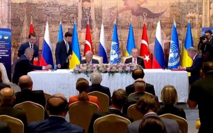 Türkiyə, Rusiya, BMT və Ukrayna arasında taxıl dəhlizinə dair saziş imzalandı